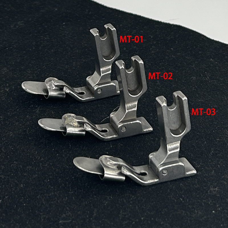 Sewing machine presser foot - flat car non ironing downward